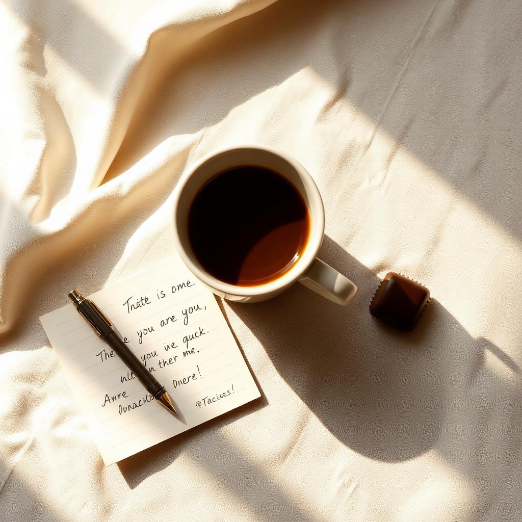 A tiny note as a gift